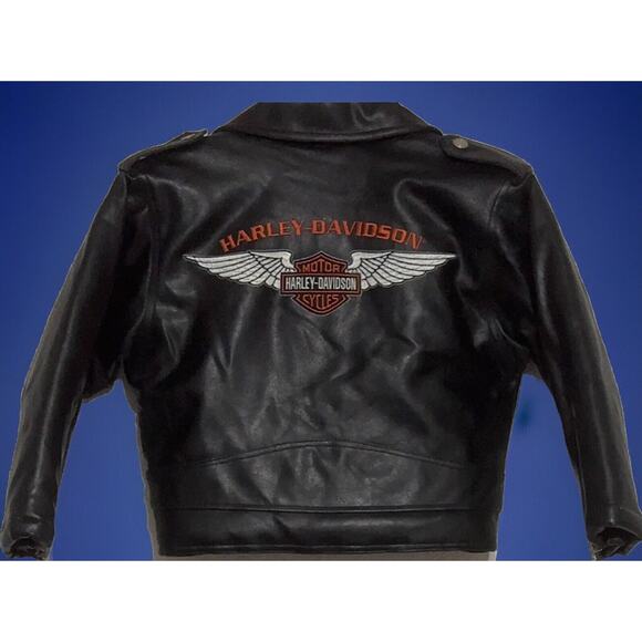 Harley Davidson Jacket Kids Size 6 - Picture 2 of 9